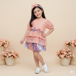 kebaya larisa warna peach