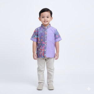 kemeja batik anak